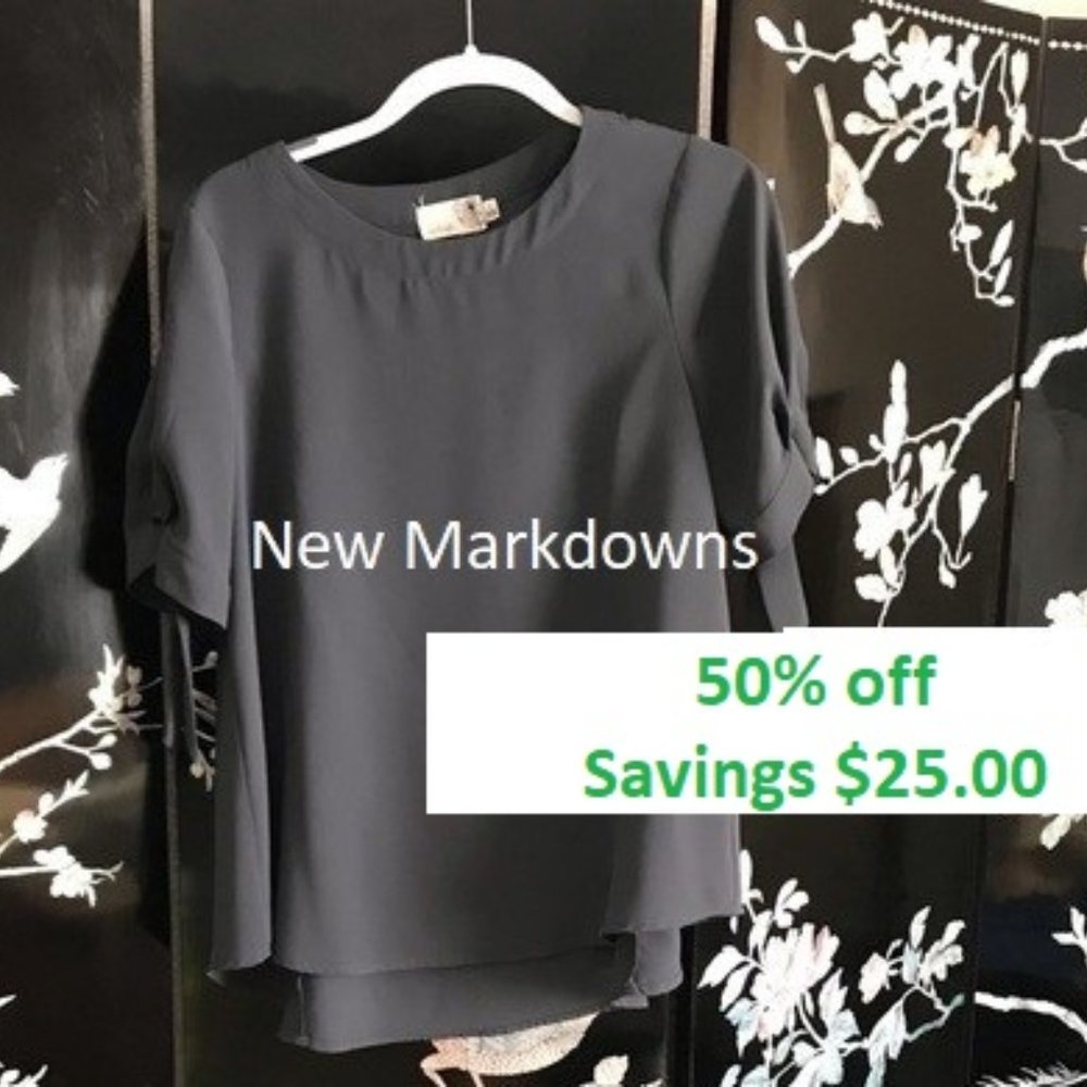 🐢Dark Forest green top.  Reduction sale 2026